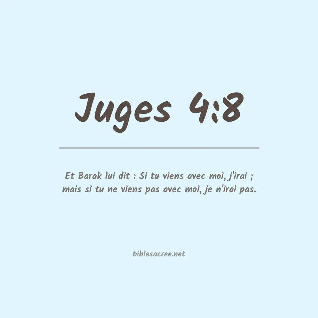 Juges - 4:8