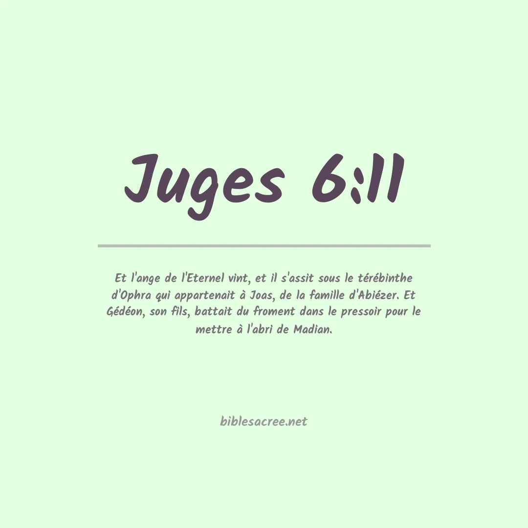 Juges - 6:11