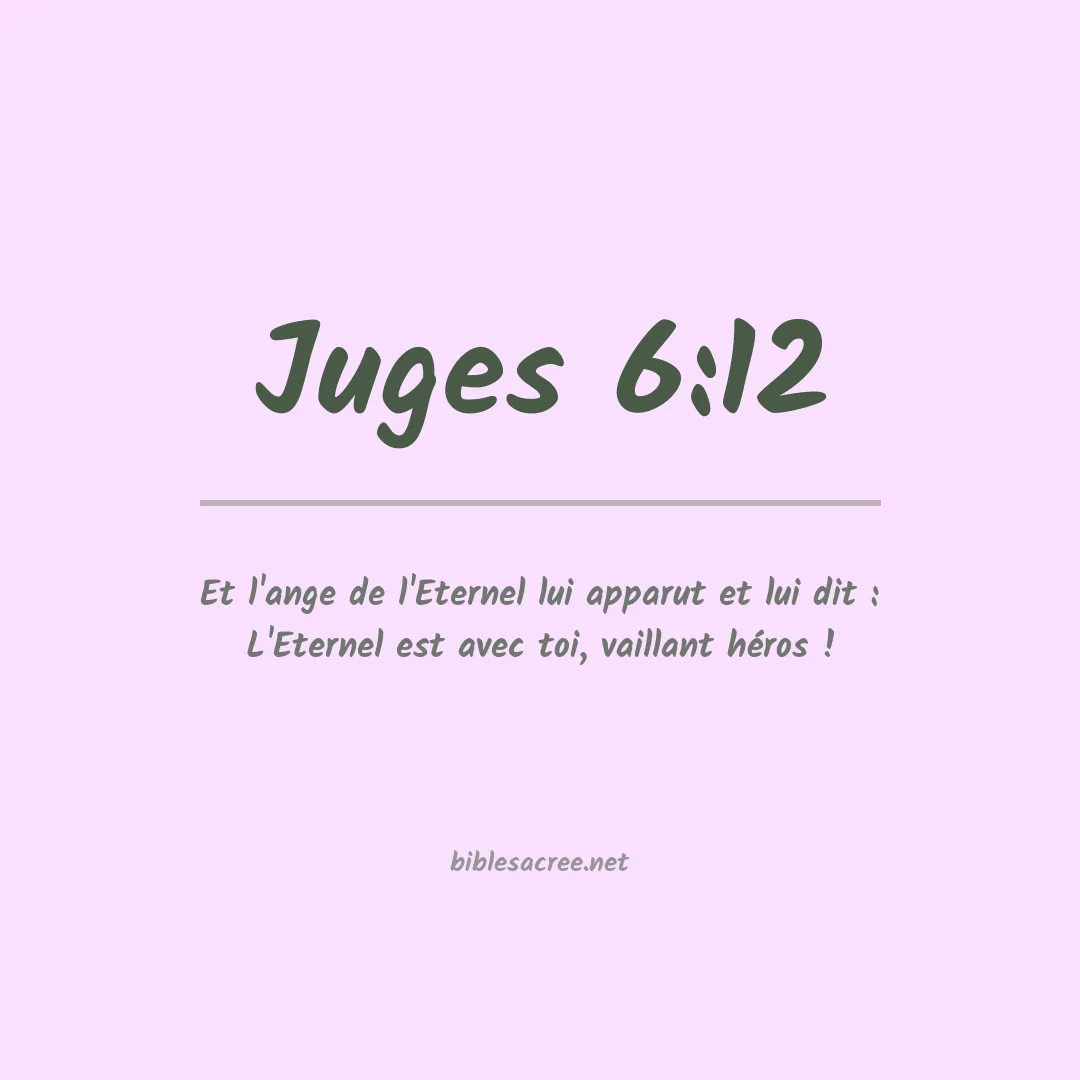 Juges - 6:12