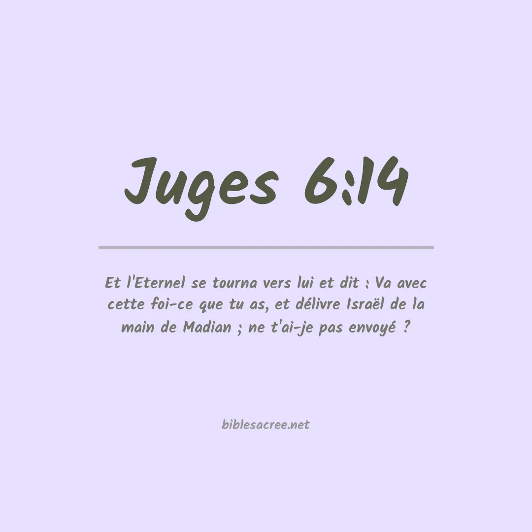 Juges - 6:14