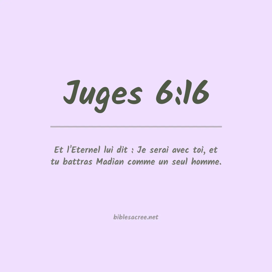 Juges - 6:16