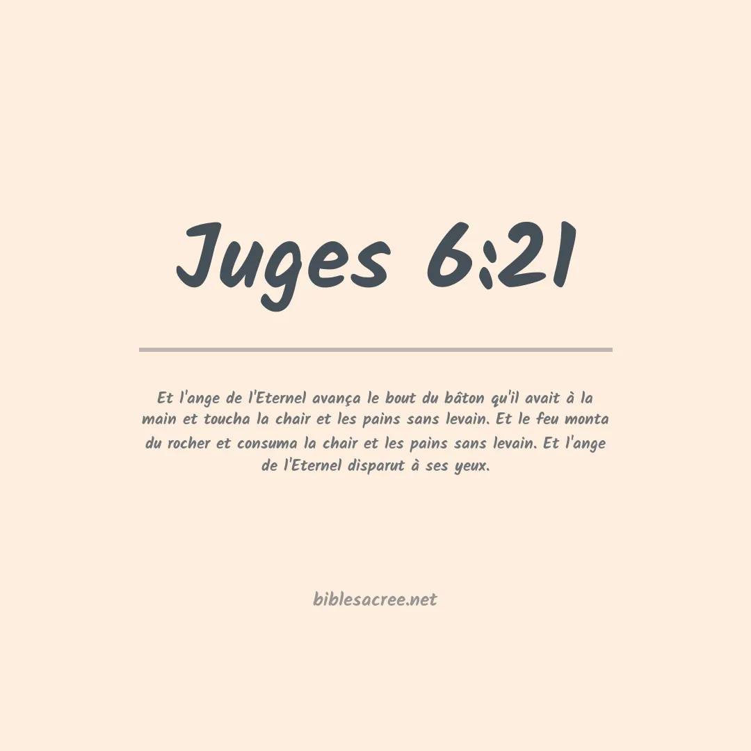 Juges - 6:21