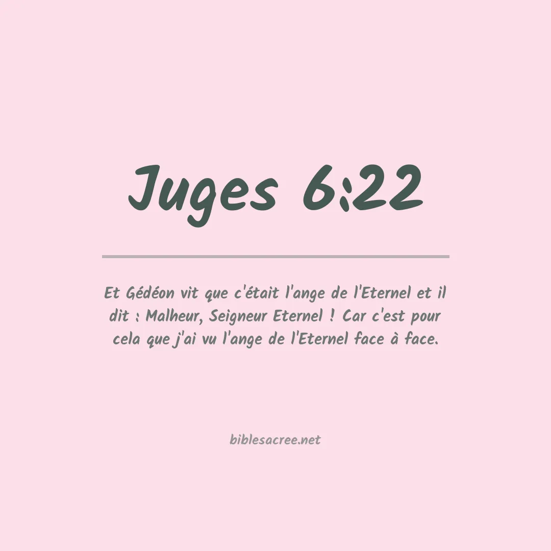 Juges - 6:22