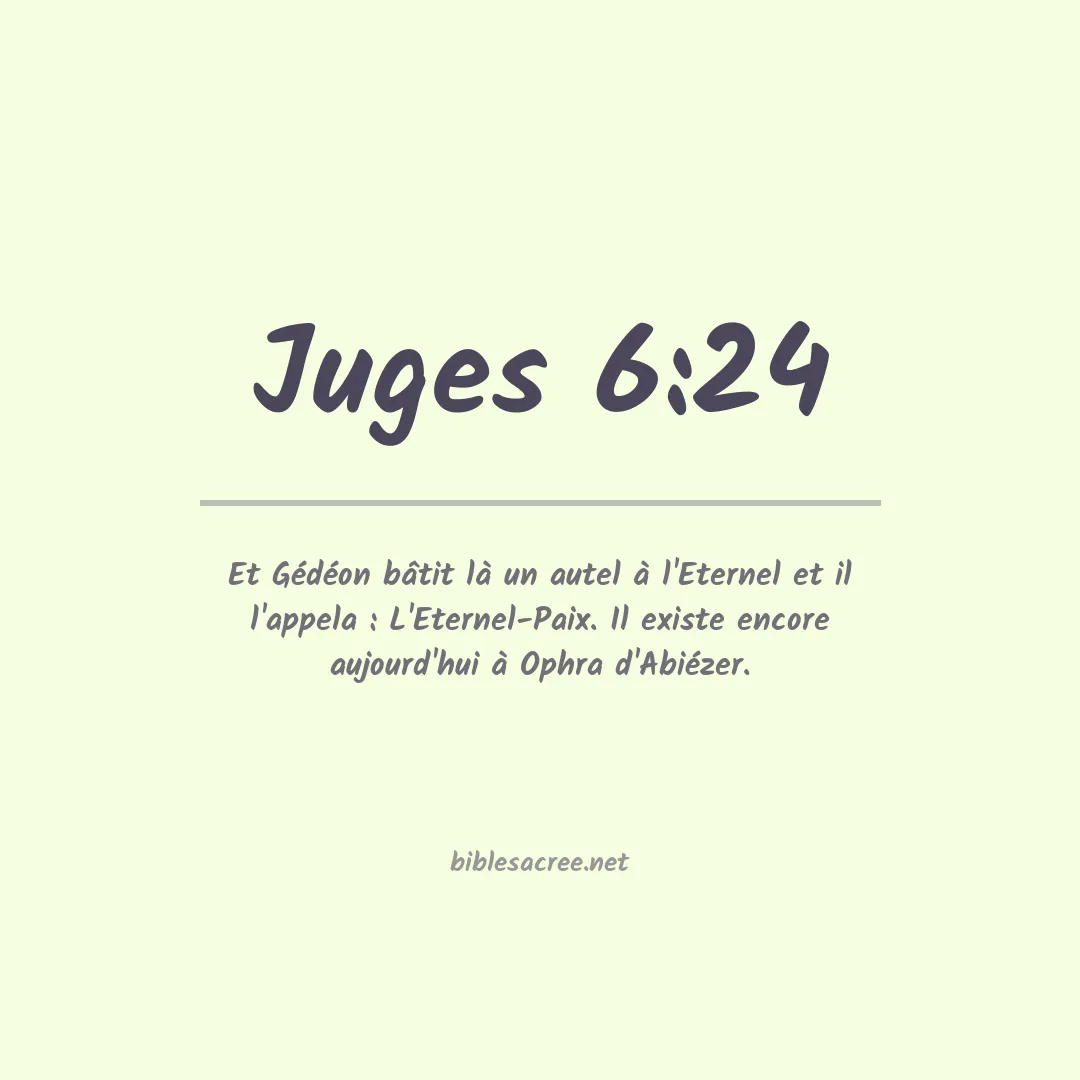 Juges - 6:24