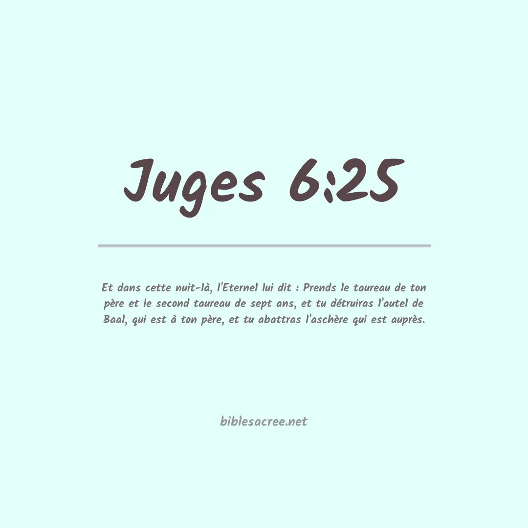 Juges - 6:25