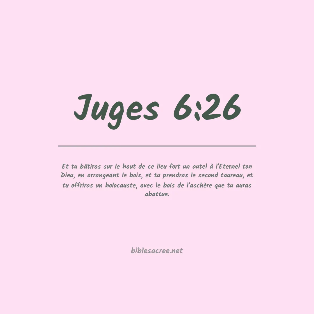 Juges - 6:26