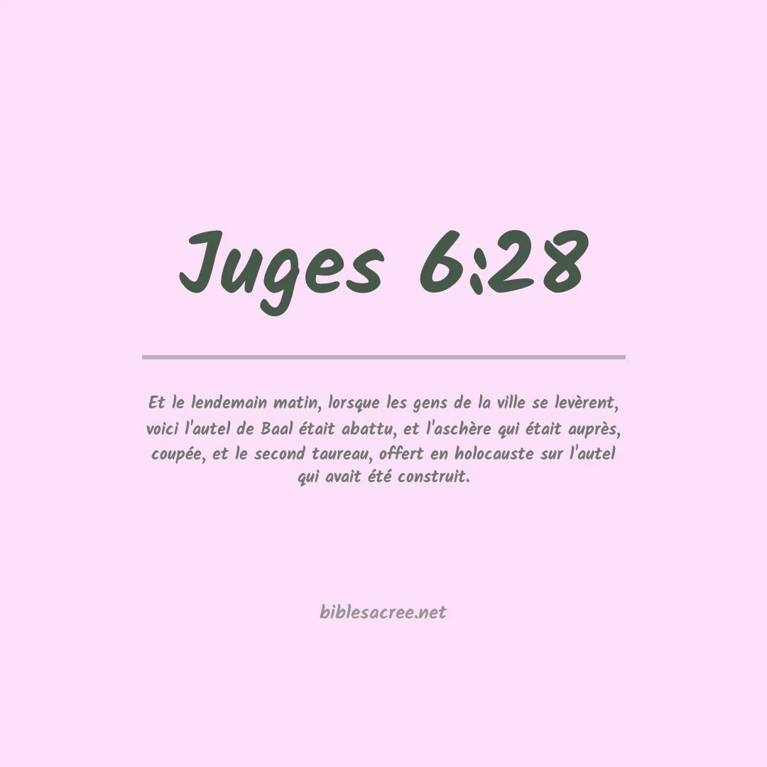 Juges - 6:28