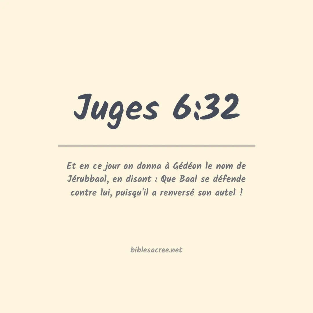 Juges - 6:32