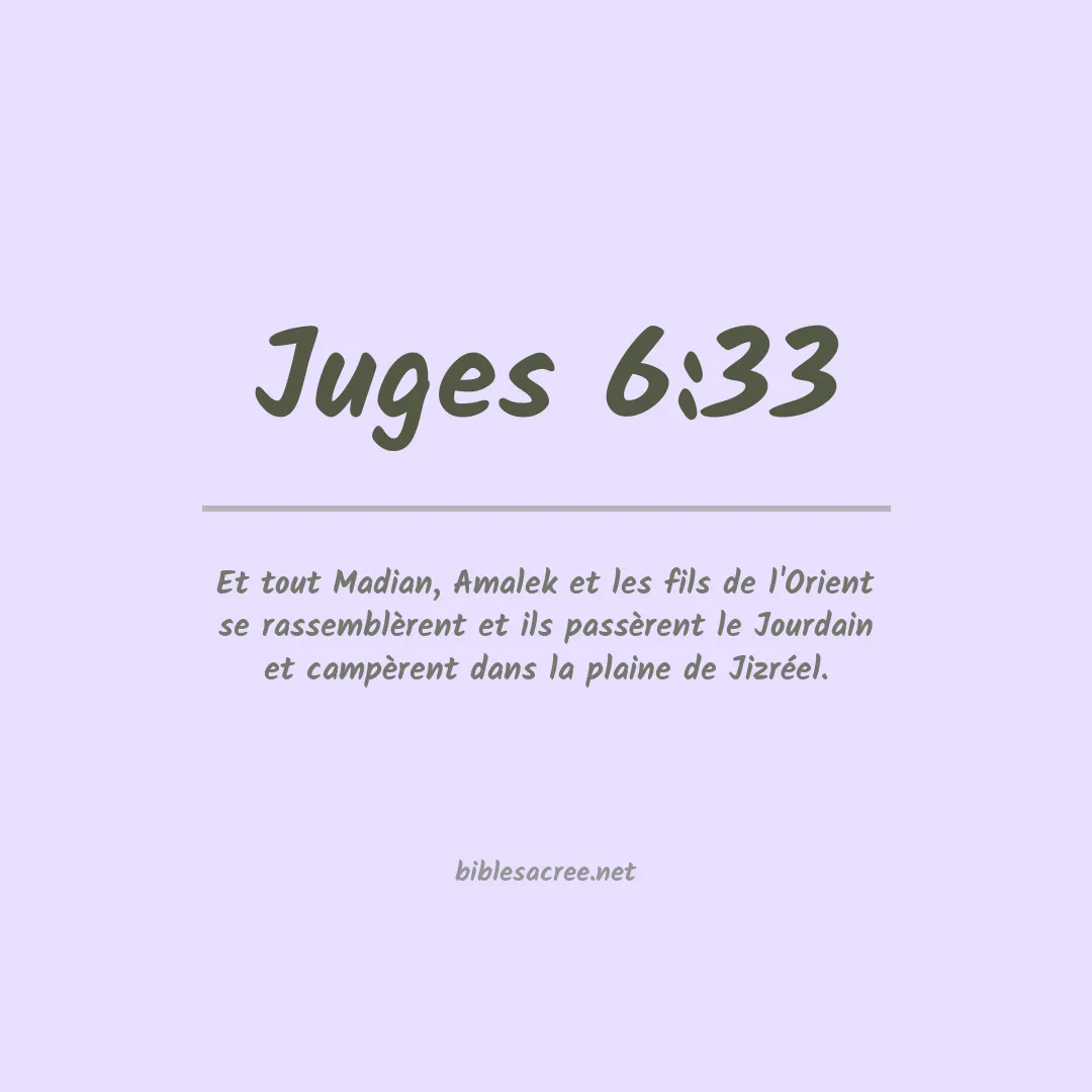 Juges - 6:33