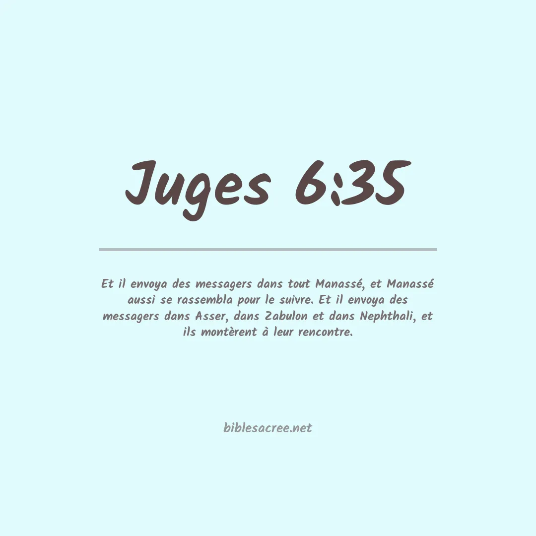 Juges - 6:35