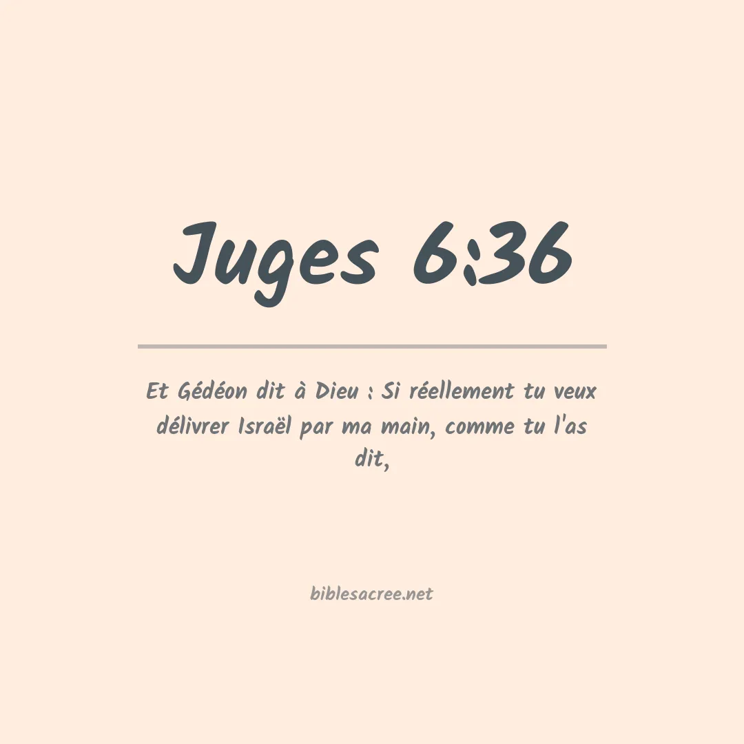 Juges - 6:36