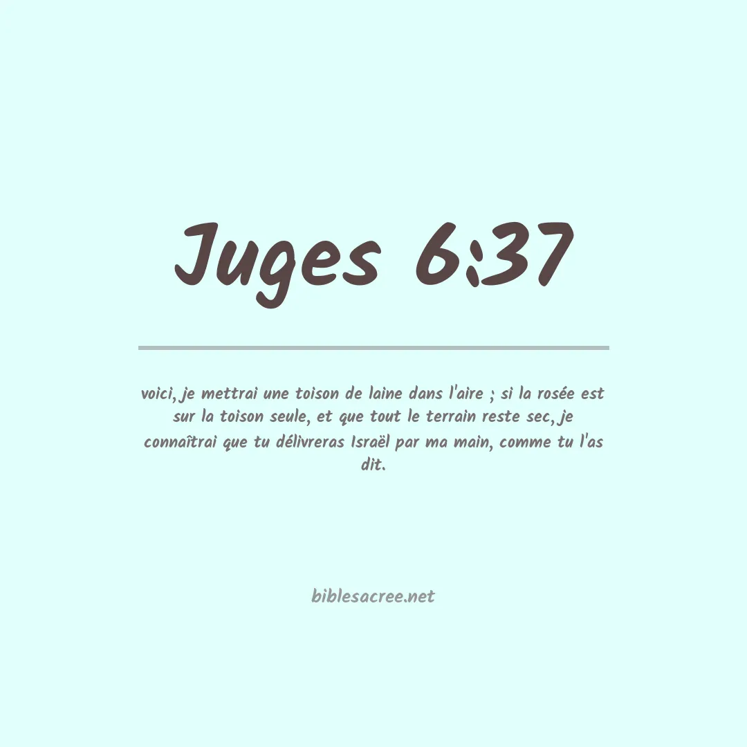 Juges - 6:37