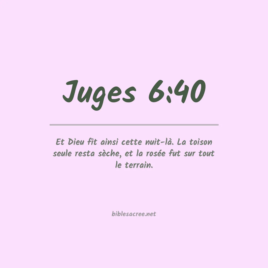 Juges - 6:40