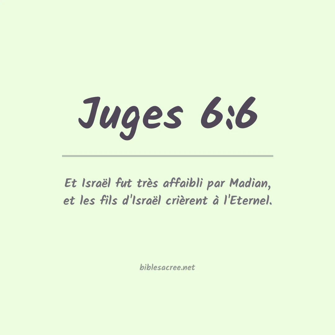 Juges - 6:6