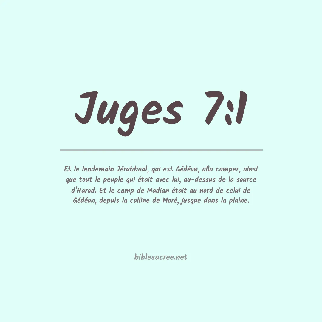 Juges - 7:1
