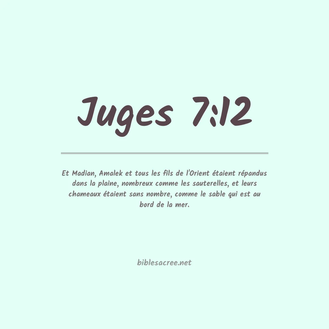 Juges - 7:12
