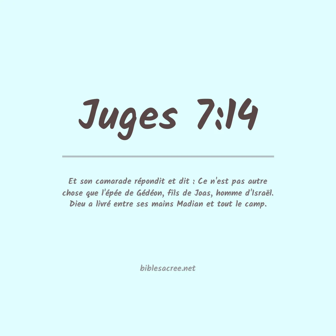 Juges - 7:14