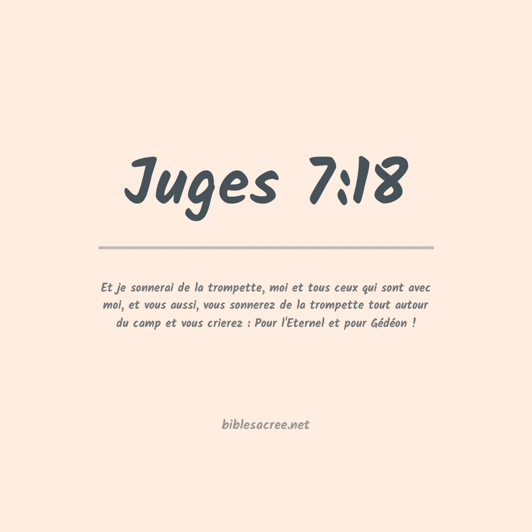 Juges - 7:18