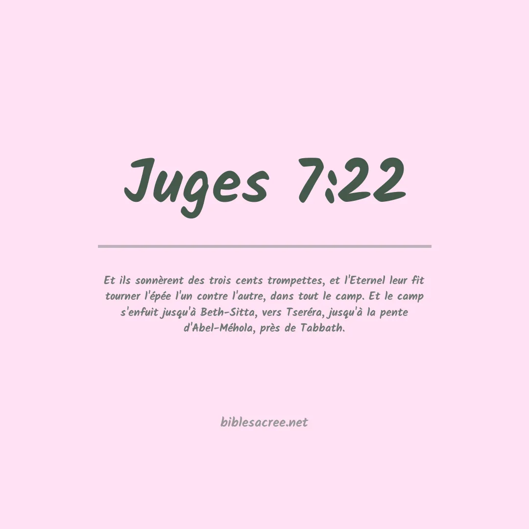 Juges - 7:22