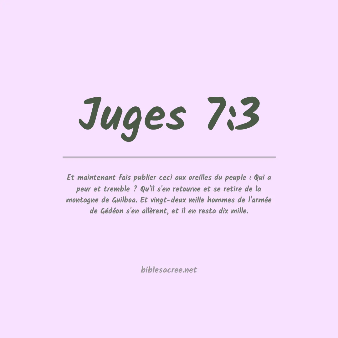 Juges - 7:3