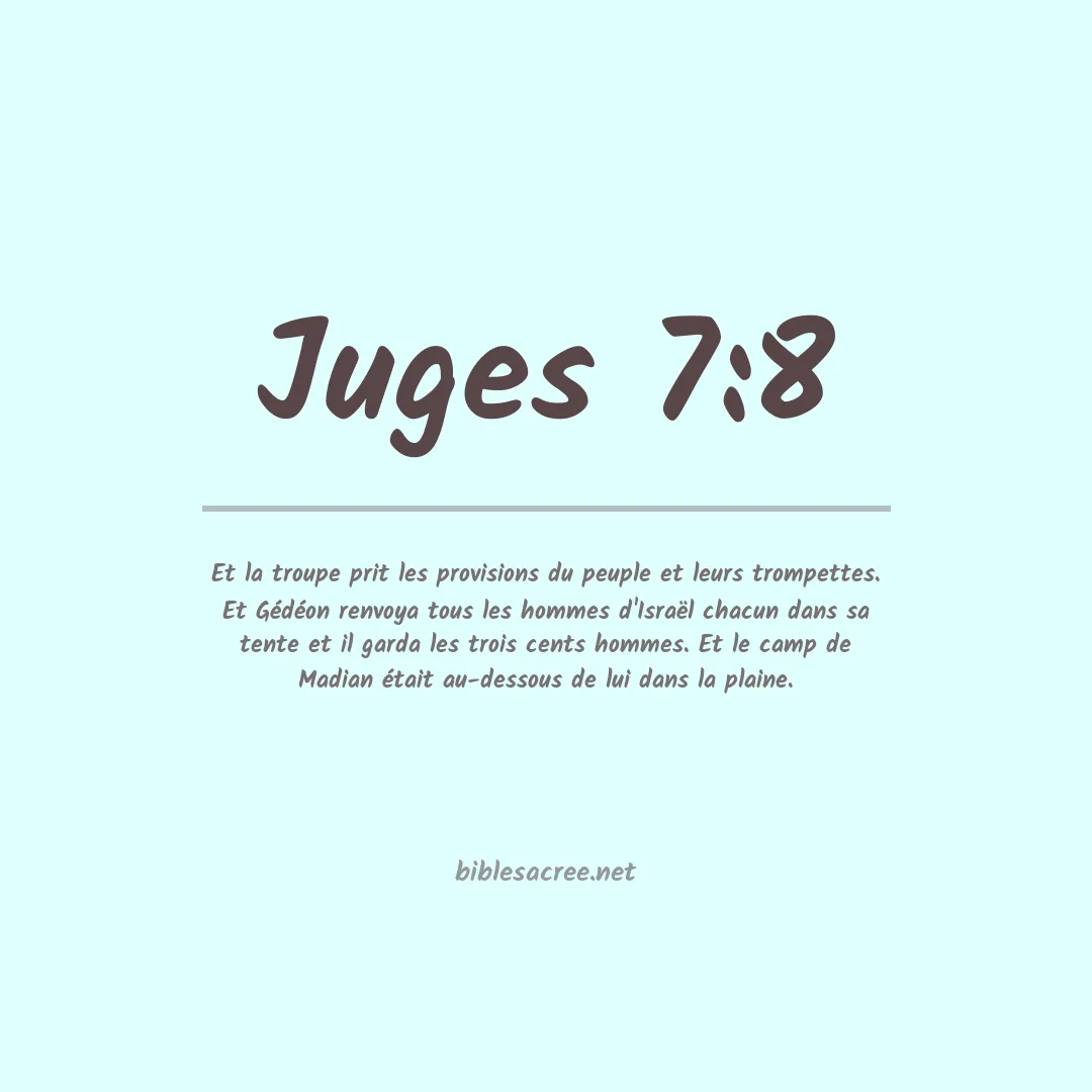 Juges - 7:8