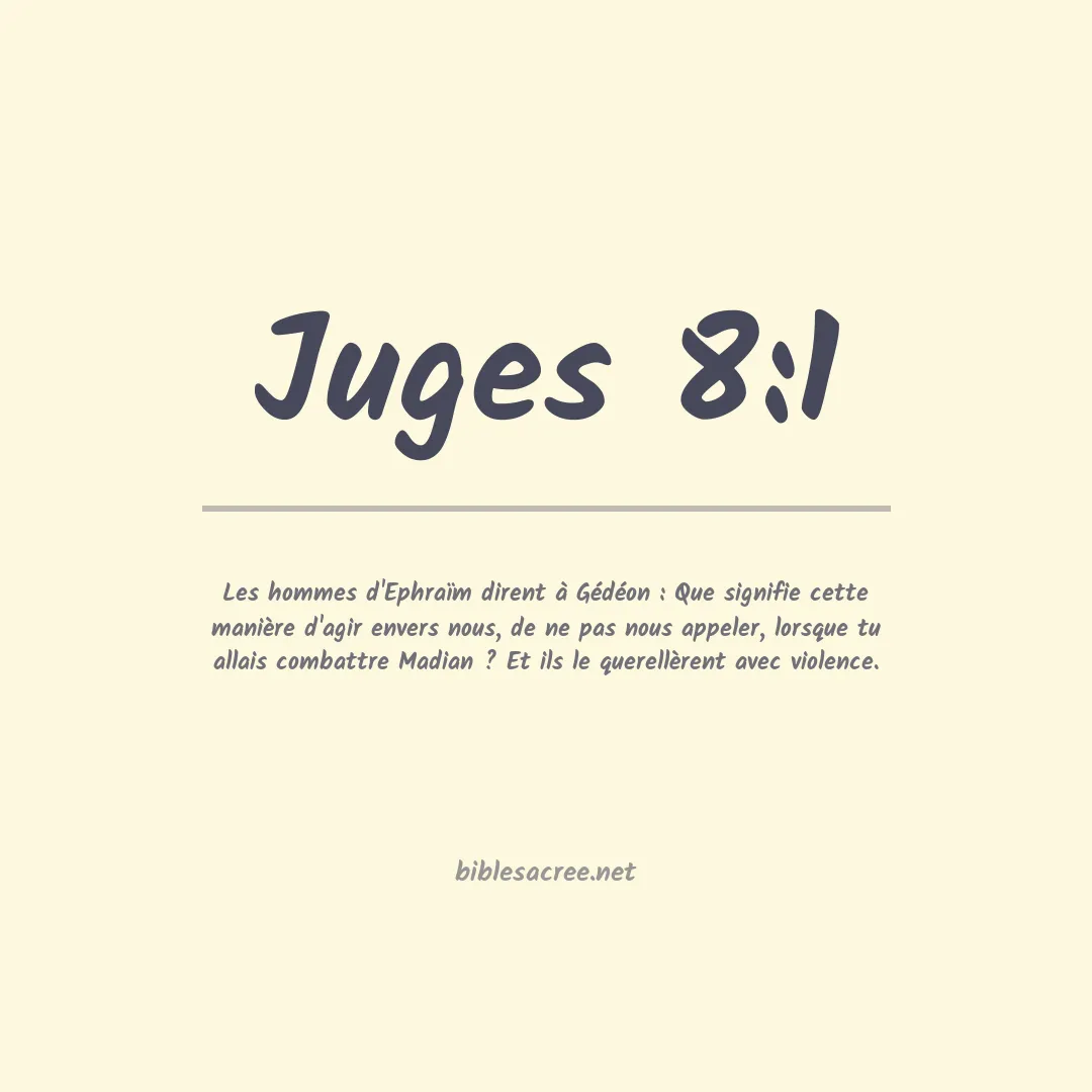 Juges - 8:1
