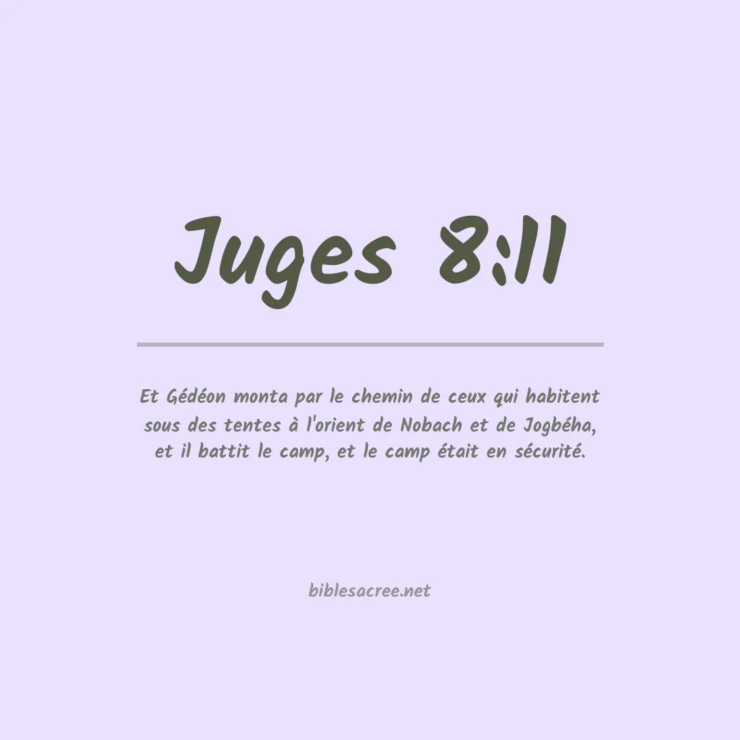 Juges - 8:11