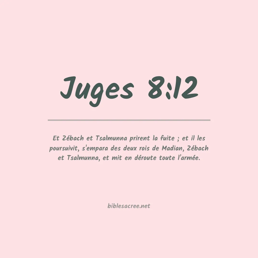 Juges - 8:12