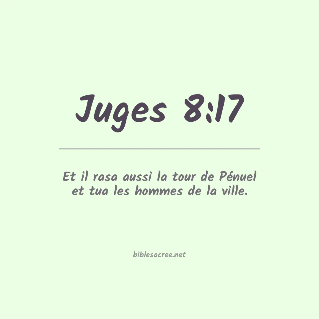 Juges - 8:17