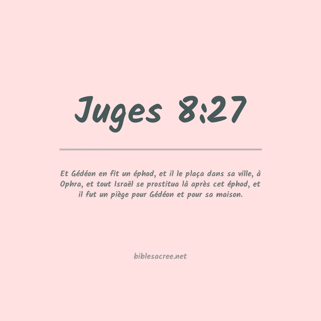 Juges - 8:27