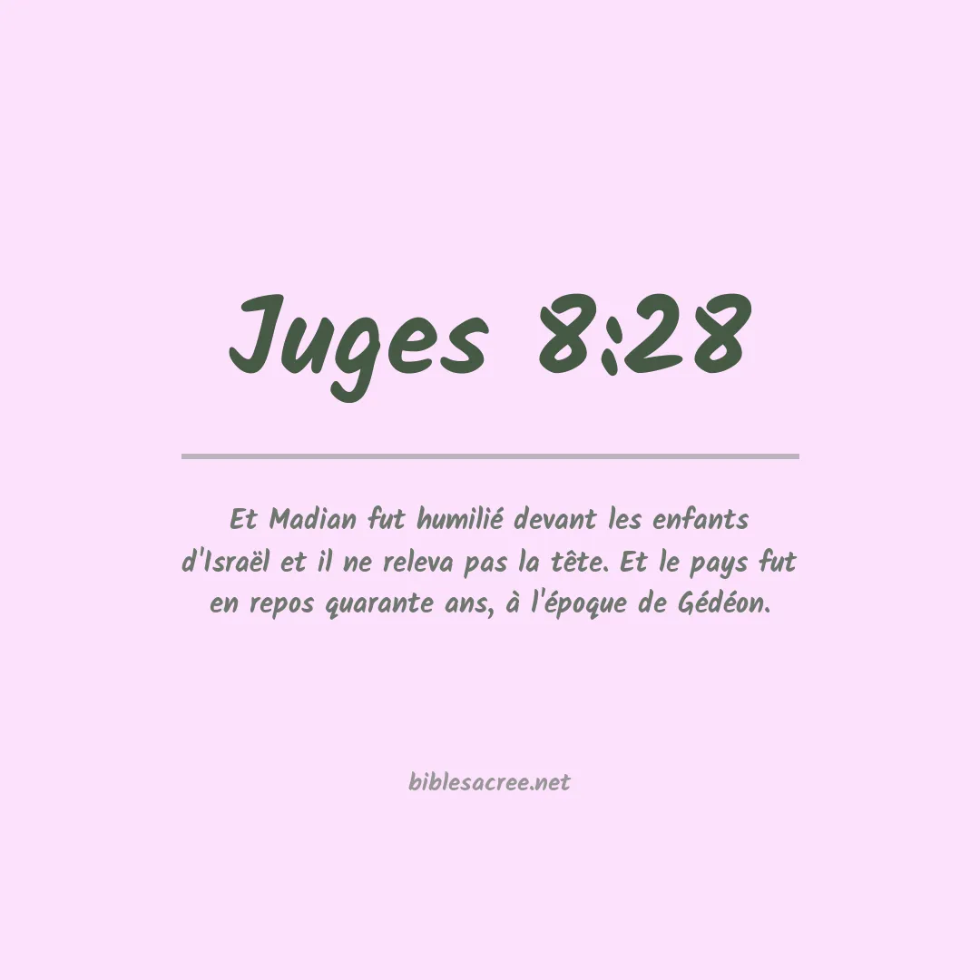 Juges - 8:28