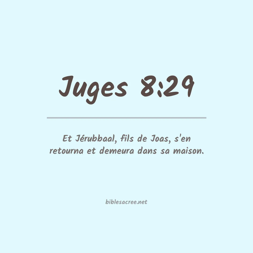 Juges - 8:29