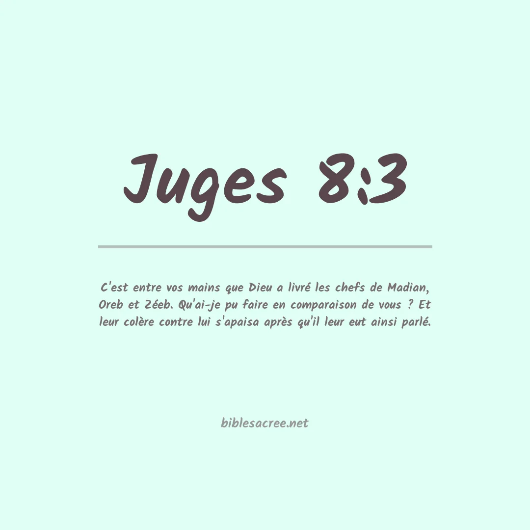 Juges - 8:3