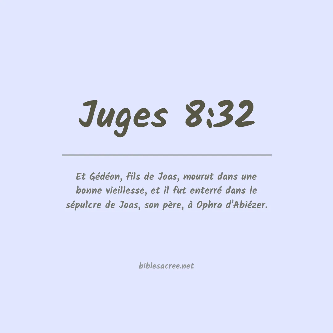 Juges - 8:32