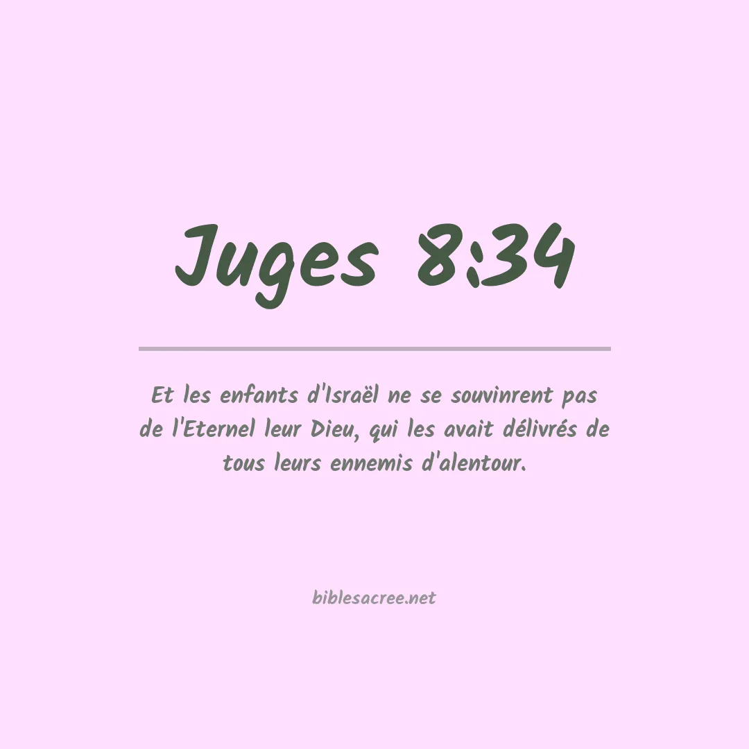 Juges - 8:34