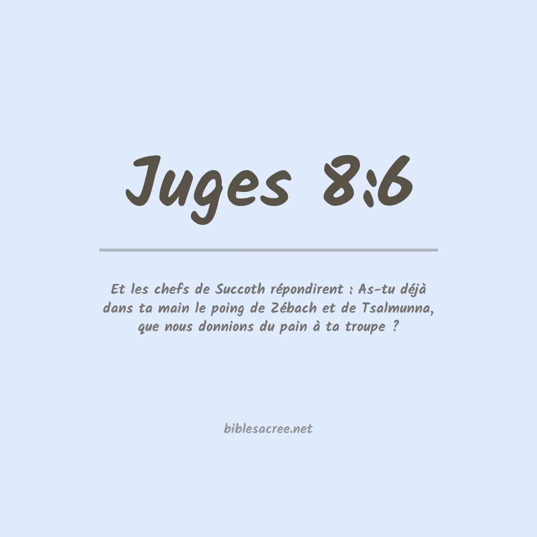 Juges - 8:6
