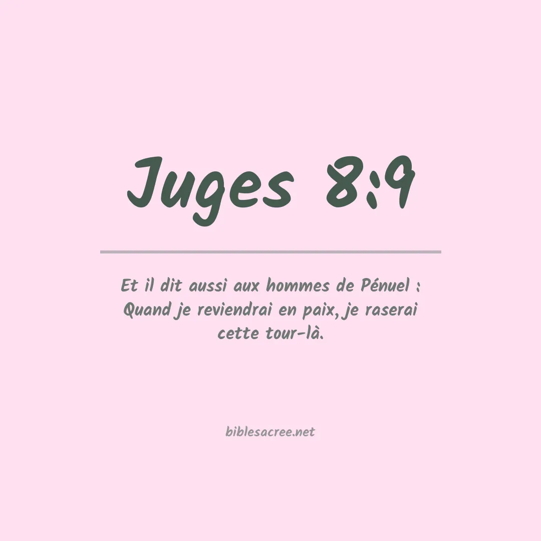 Juges - 8:9