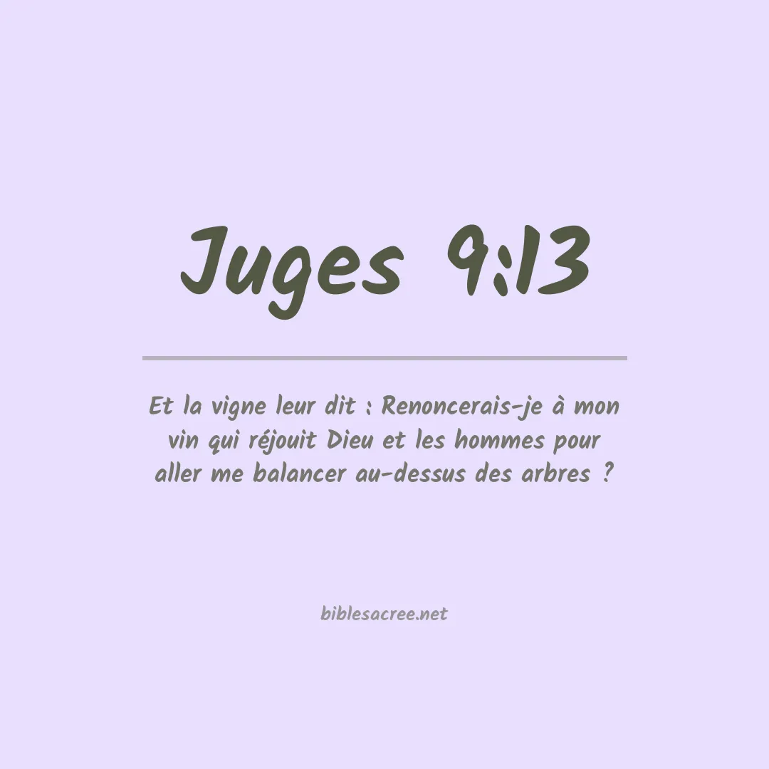 Juges - 9:13