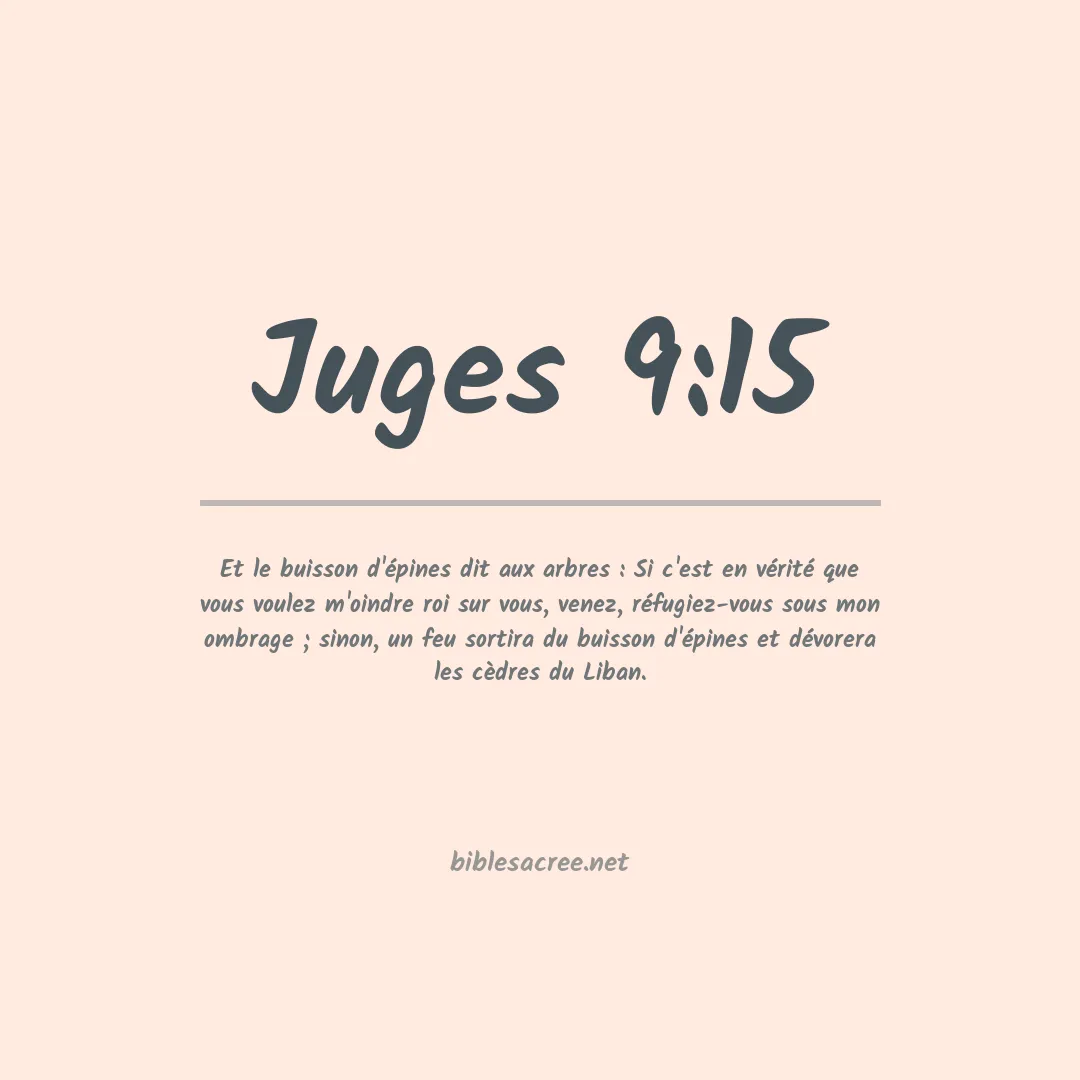 Juges - 9:15