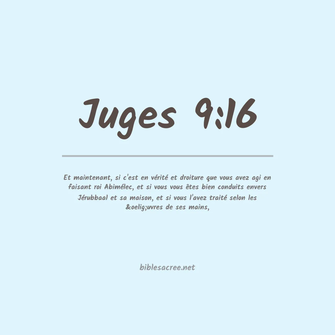 Juges - 9:16