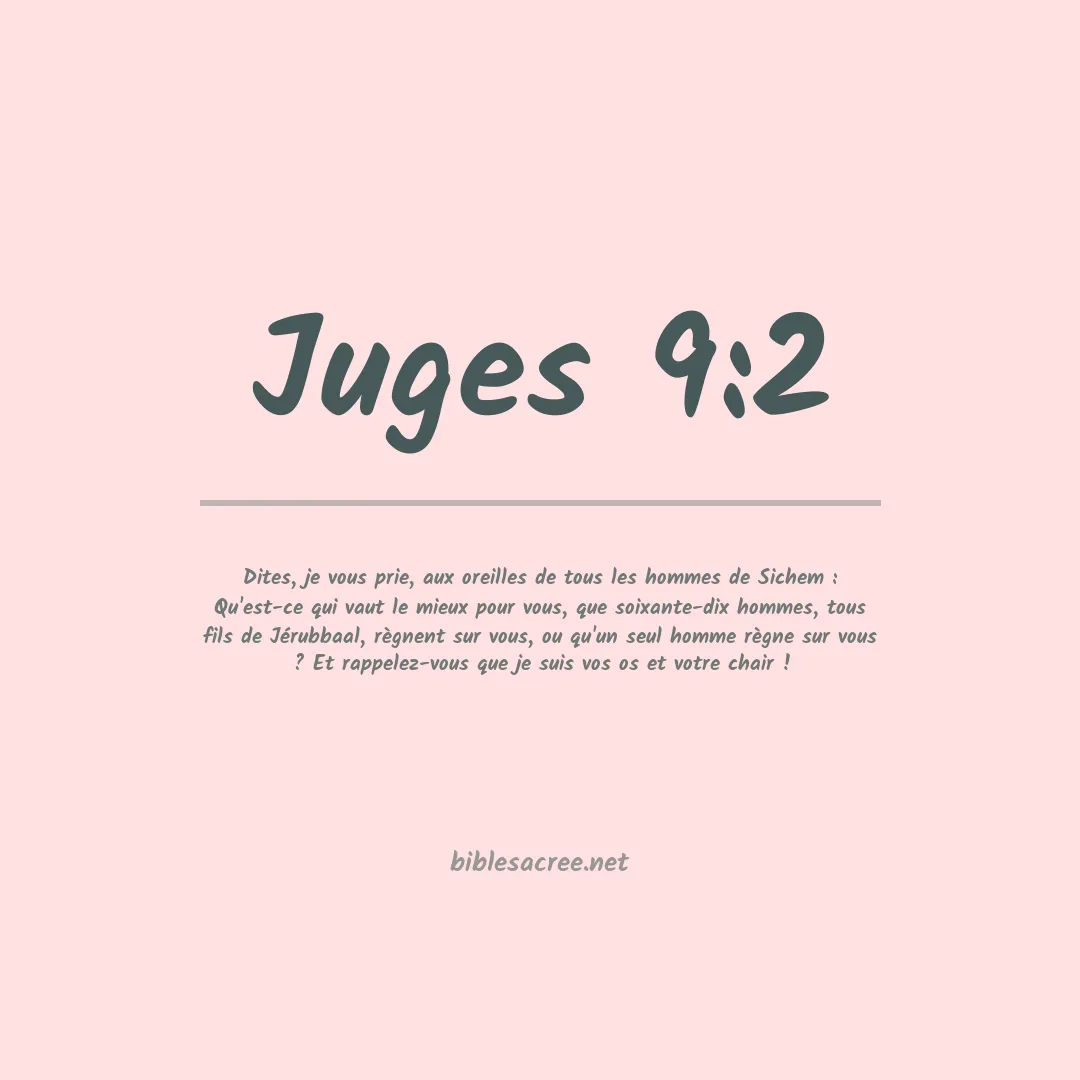 Juges - 9:2