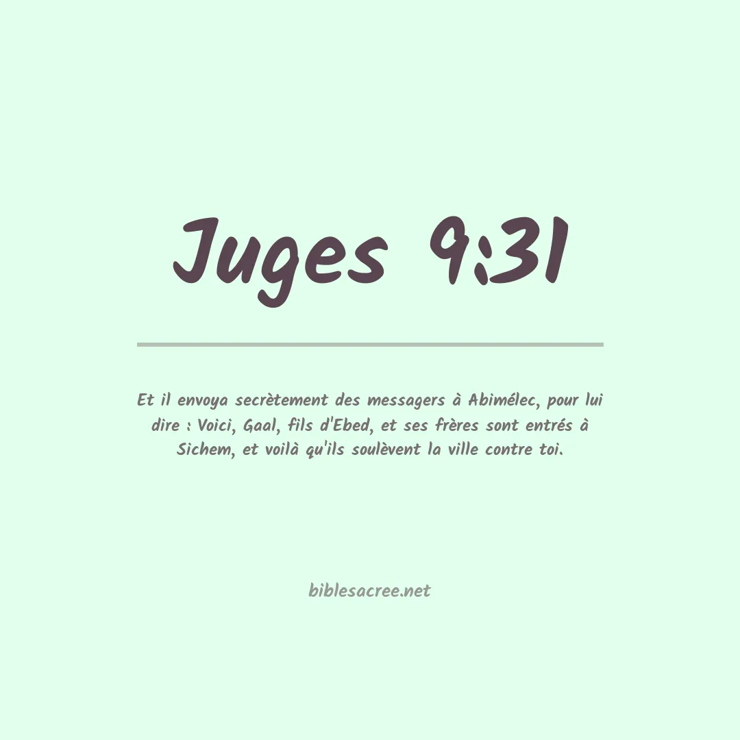 Juges - 9:31