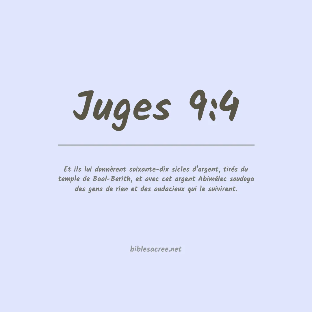 Juges - 9:4