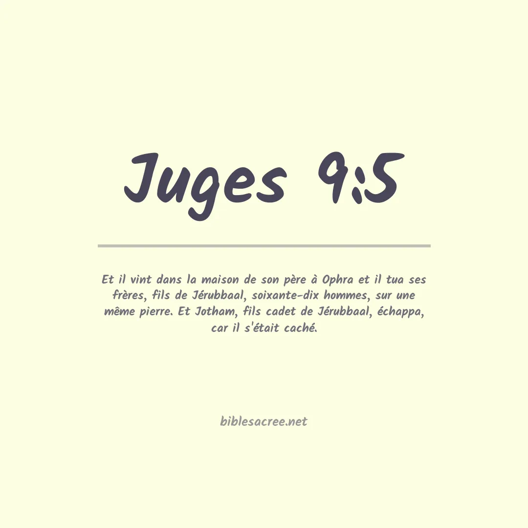 Juges - 9:5