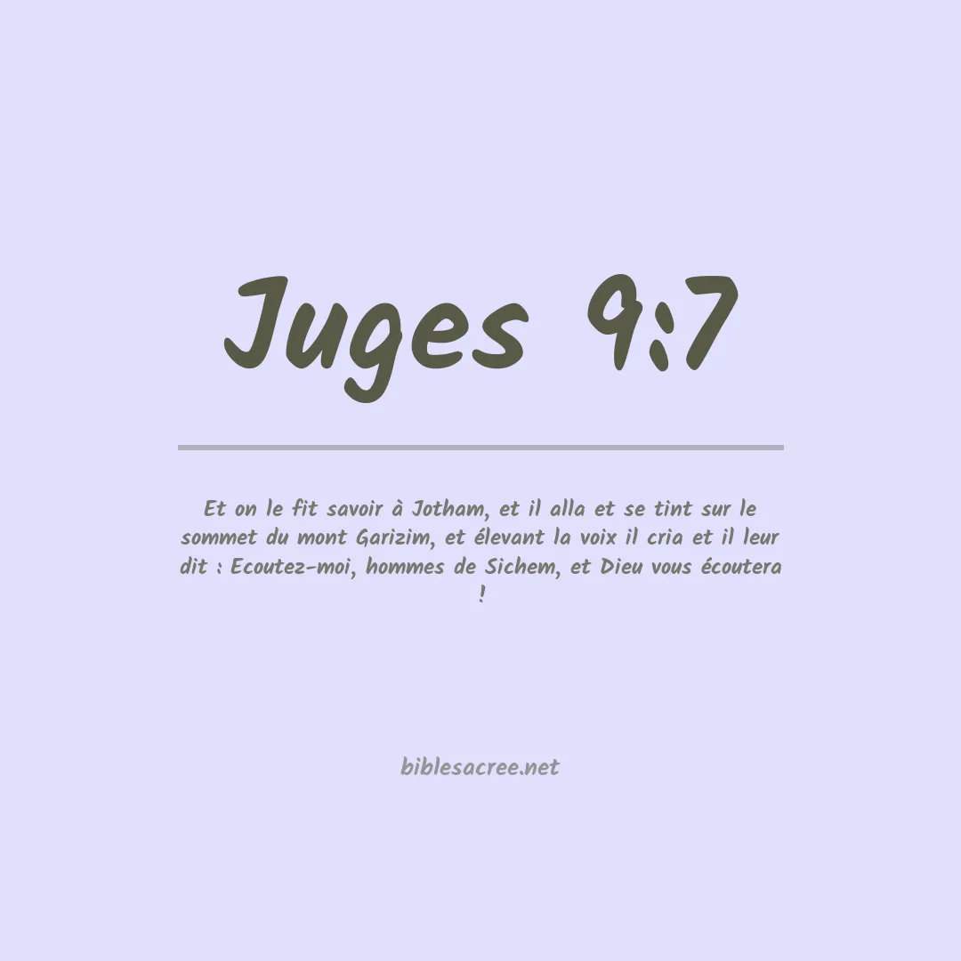 Juges - 9:7