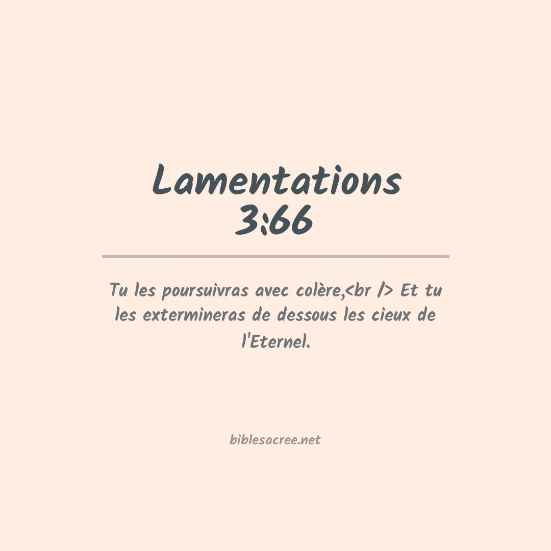 Lamentations - 3:66