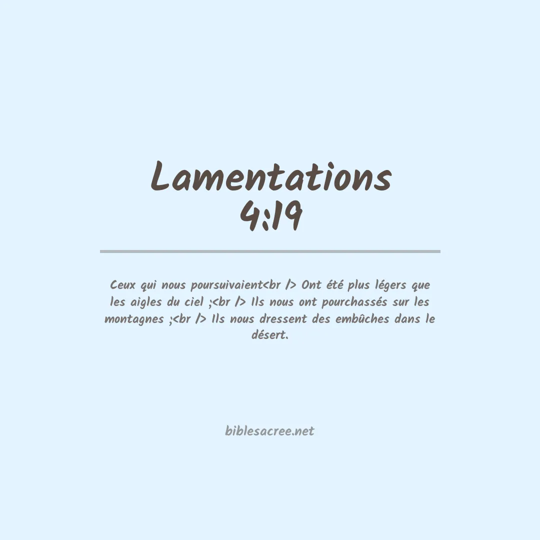 Lamentations - 4:19