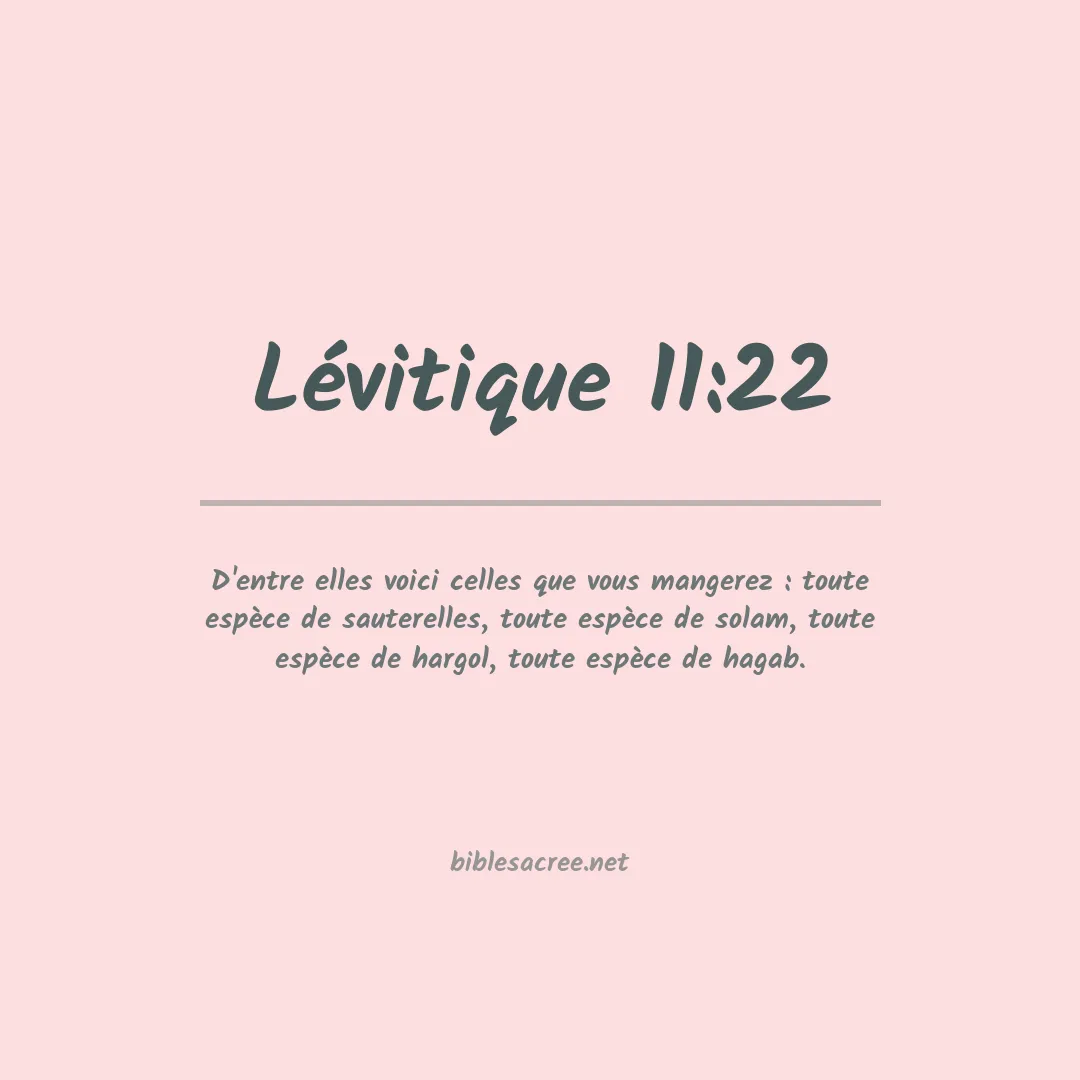 Lévitique - 11:22