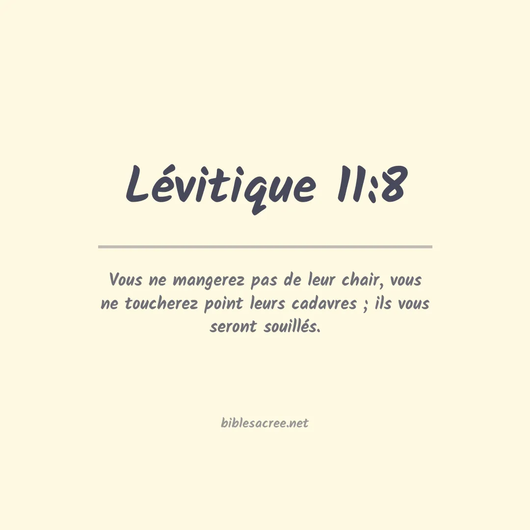 Lévitique - 11:8