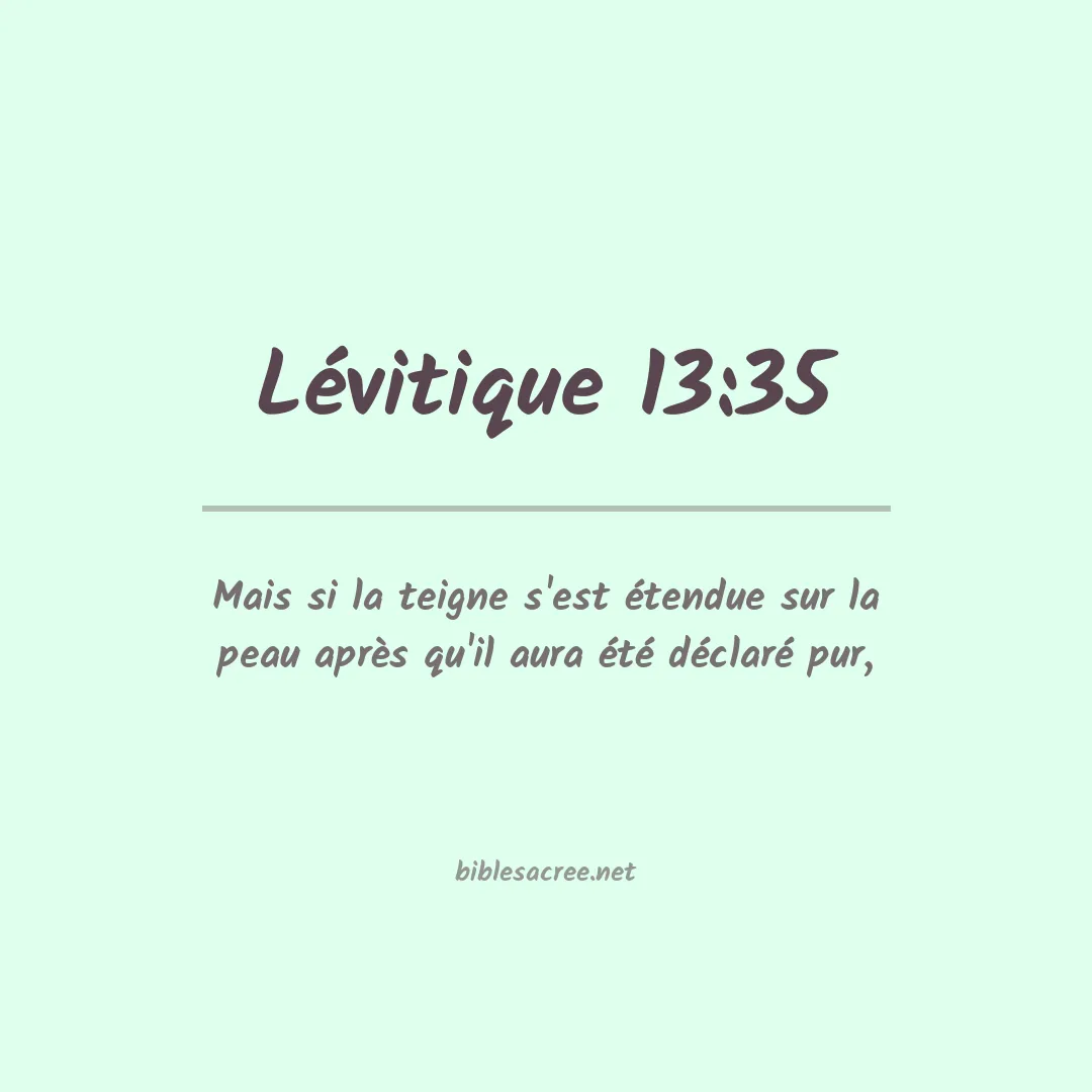 Lévitique - 13:35